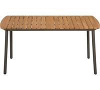 vidaXL Table basse 150x90x72 cm en bois massif d'acacia et acier