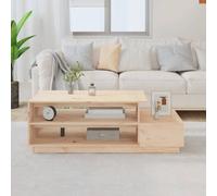 814414 vidaXL Table basse 120x50x40,5 cm Bois massif de pin