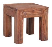 vidaXL Table basse 30x30x30 cm bois d'acajou massif