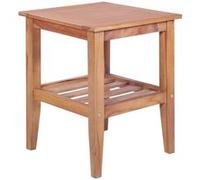 Vidaxl Table basse en teck solide - 40x40x50 cm