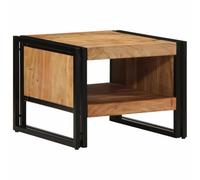 vidaXL Table Basse 50x50x38 cm Bois Massif Acacia
