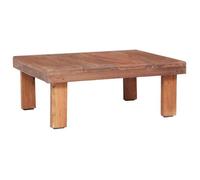 vidaXL Table basse 283918 60 x 45 x 23 cm bois d'acajou massif