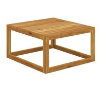 vidaXL Table basse 68x68x29 cm en bois massif d'acacia