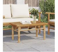 vidaXL Table basse 70x40x35 cm bambou, table d'appoint, bout de canapé, table d'accent, table de salon, table centrale, 366468