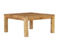 vidaXL Table basse Meuble de séjour 80x80x40 cm Bois de manguier massif