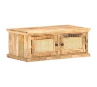 vidaXL Table basse 90x50 cm - Bois de manguier