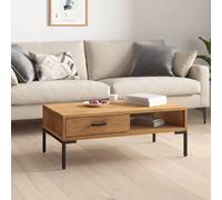 vidaXL Table basse 90x50x35 cm - Bois de pin