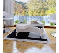 vidaXL Table basse à forme réglable