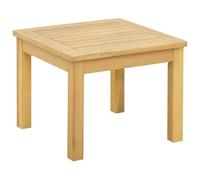 vidaXL Table Basse Acacia Clair 45 x 45 x 36 cm Bois d'Acacia Massif, Mobilier Acacia, Table Basse Rustique, Solide pour Jardin, résiste aux intempéries, en Bois Massif
