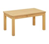vidaXL Table Basse Acacia Clair 70 x 40 x 36 cm Bois d'Acacia Massif, Mobilier Acacia, Table Basse Rustique, Solide pour Jardin, résiste aux intempéries, en Bois Massif