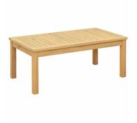 vidaXL Table basse Bois d'acacia clair 90 x 50 x 36 cm Bois massif Acacia