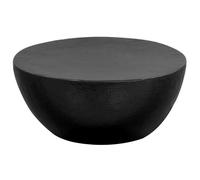 vidaXL Table basse Aluminium martelé 70x30 cm Noir 246510