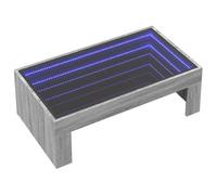 Table basse avec LED infini sonoma gris 90x50x30 cm Gris G