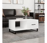 vidaXL Table basse - Blanc
