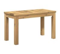 vidaXL Table Basse Blanc 60,5 x 30 x 36 cm Bois d'Acacia Massif