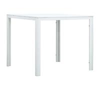 vidaXL Table Basse - Blanc PEHD