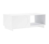 vidaXL Table basse blanche 95 x 50,5 x 35 cm Bois d'ingénierie