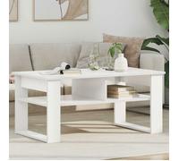 VIDAXL Table basse blanche 96 x 54 x 44 cm en bois d'ingénierie - design contemporain