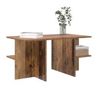 vidaXL Table Basse Bois Ancien 87 x 50 x 45 cm Bois d’ingénierie, Table d’intérieur élégante, pièce maîtresse Moderne, Surface Fonctionnelle, café décoratif pour la Famille