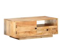 Table basse 90x50x35 cm Bois solide de manguier