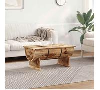 vidaXL Table basse d'appoint en bois de manguier massif 88x50x40 cm