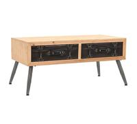 Table Basse Bois Massif De Sapin 115 X 55 X 50 Cm