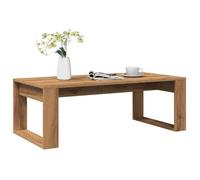 vidaXL Table basse chêne artisanal 102x50x35 cm bois d'ingénierie, table d'appoint
