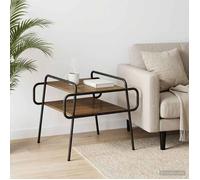 vidaXL Table basse Chêne artisanal 50 x 50 x 51 cm Bois d'ingénierie 8007755