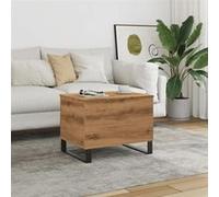 vidaXL Table basse chêne artisanal Bois d'ingénierie 60×44,5×45 cm – Table d'appoint