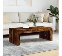 vidaXL Table basse chêne fumé 102x50x36 cm bois d'ingénierie 823371