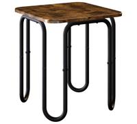 vidaXL Table Basse Chêne fumé 40 x 40 x 45 cm Bois d'ingénierie