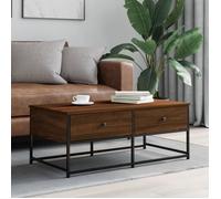 vidaXL Table basse chêne marron 100x51x40 cm bois d'ingénierie 833974