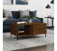 VIDAXL Table basse chêne marron
