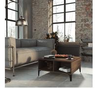 vidaXL Table basse Chêne marron 60x60x30 cm Aggloméré