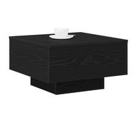 vidaXL Table Basse Chêne Noir 55 x 55 x 31 cm, Table Basse Moderne pour Salon, Durable, Design Minimaliste, élément d'accent, Meuble Contemporain