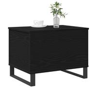 vidaXL Table Basse Chêne Noir 60 x 44,5 x 45 cm | Bien fait pour le quotidien, Look moderne qui va avec n'importe quel décor, Installation rapide avec quelques outils