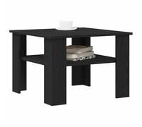 vidaXL Table Basse Chêne Noir 60 x 60 x 42 cm Bois d'ingénierie | Table basse robuste et élégante, Idéale pour servir des boissons et mettre en valeur votre déco,