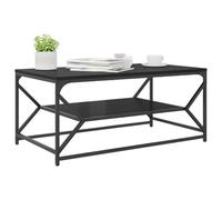 vidaXL Table Basse Chêne Noir 90 x 50 x 40 cm, Table Basse Rectangle, Mobilier Durable, Moderne, Élément Central Chic pour Votre Salon