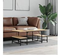 vidaXL Table basse Chêne Sonoma 100 x 50,5 x 40 cm – bois d'ingénierie