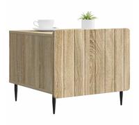 vidaXL Table Basse Chêne Sonoma 49 x 50 x 42 cm Bois d'ingénierie, Table de café Vintage élégante, Design rectangulaire, Rangement à Deux Niveaux, Accent Tendance pour Votre Salon