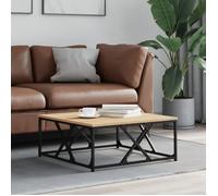 vidaXL Table basse Chêne Sonoma Marron 70x70x30 cm Bois d'ingénierie 835370