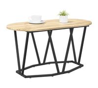 vidaXL Table Basse Chêne Sonoma 80 x 40 x 40.5 cm | Look stylé et simple pour les maisons modernes, Chêne de qualité avec un cadre en métal robuste,