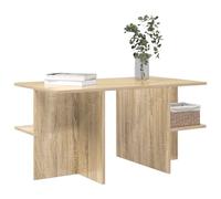 vidaXL Table Basse Chêne Sonoma 87 x 50 x 45 cm Bois d’ingénierie, Table d’intérieur élégante, pièce maîtresse Moderne, Surface Fonctionnelle, café décoratif pour la Famille