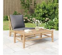 vidaXL Table basse de jardin 100x55x33 cm bambou