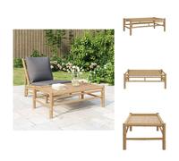vidaXL Table basse de jardin 100x55x33 cm Bambou - éléments de canapé de jardin