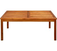 vidaXL Table basse de jardin 110x110x45 cm bois massif acacia