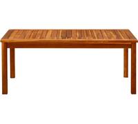 vidaXL Table basse de jardin 110x60x45 cm en bois massif d'acacia