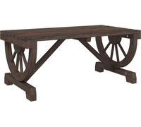 vidaXL Table basse de jardin 90x50x40 cm en bois massif de sapin