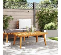 vidaXL Table basse de jardin 90x55x35 cm en bois massif d'acacia