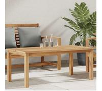 VIDAXL Table basse de jardin en teck massif 110 x 55 x 45 cm - Marron